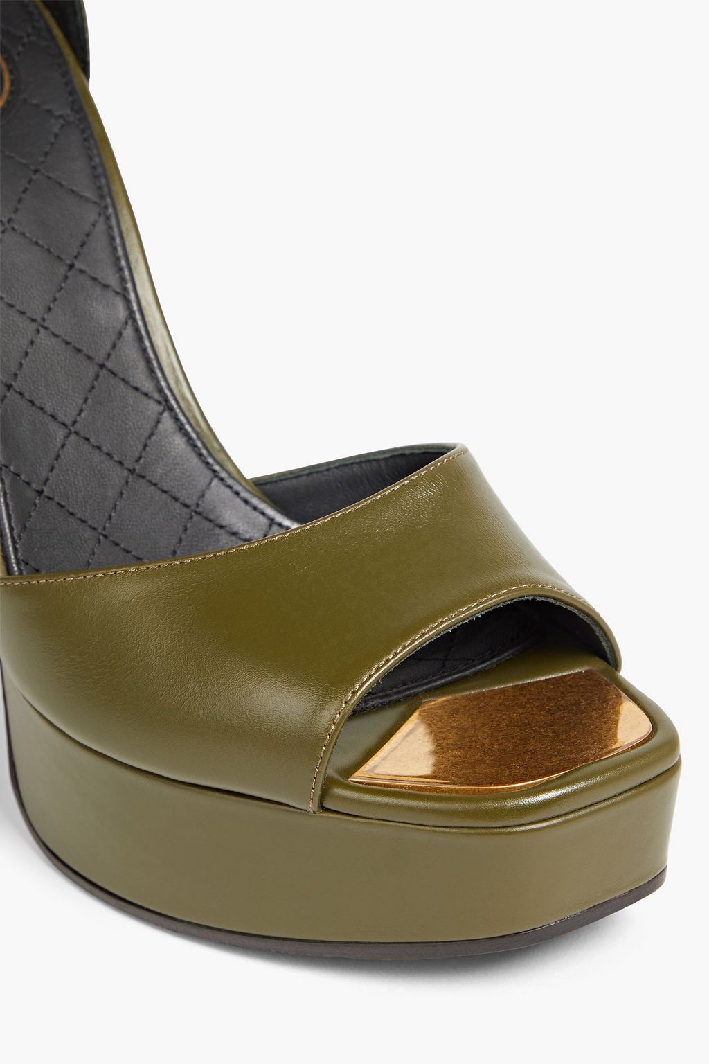 BALMAIN Pippa leather platform sandals
