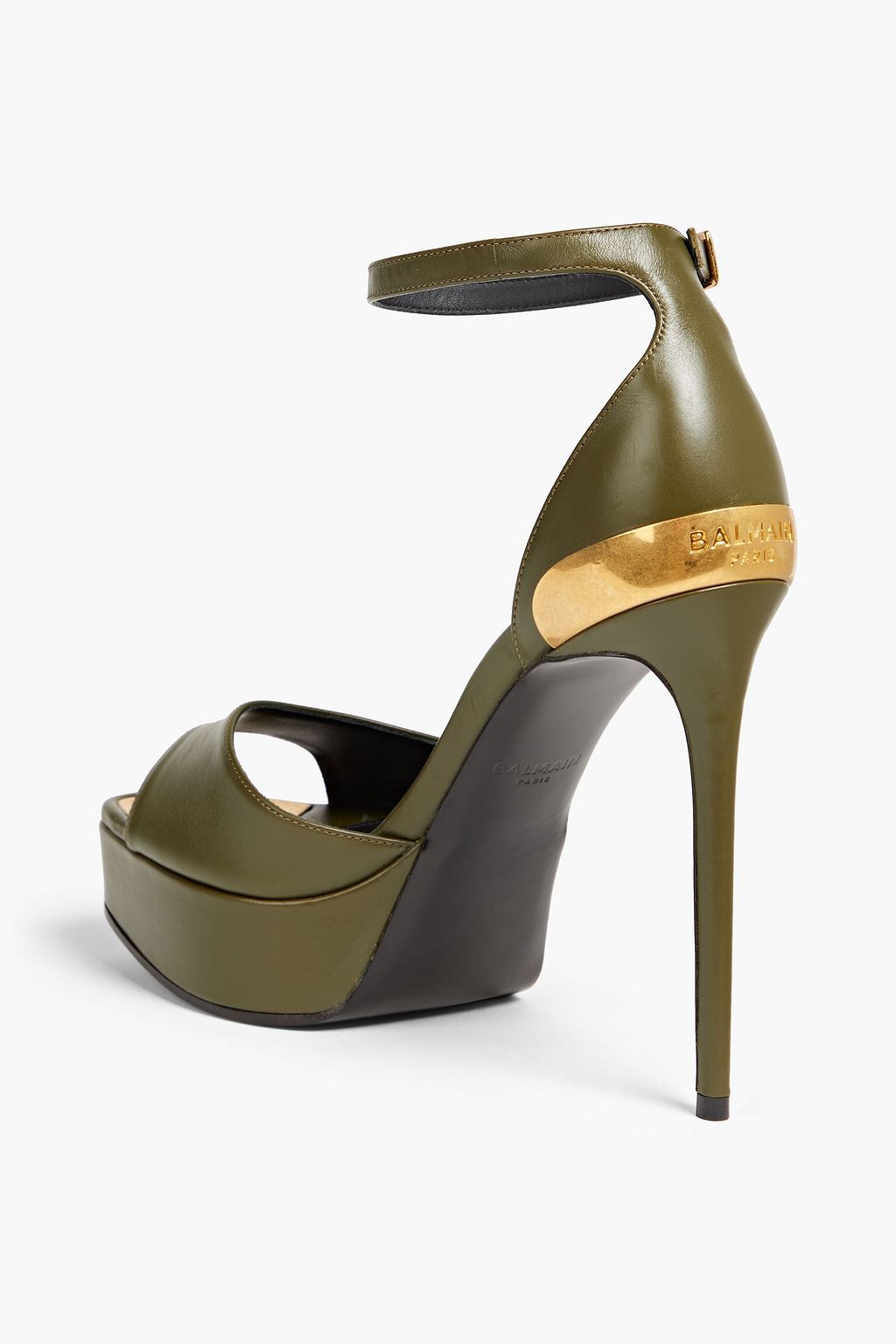 BALMAIN Pippa leather platform sandals
