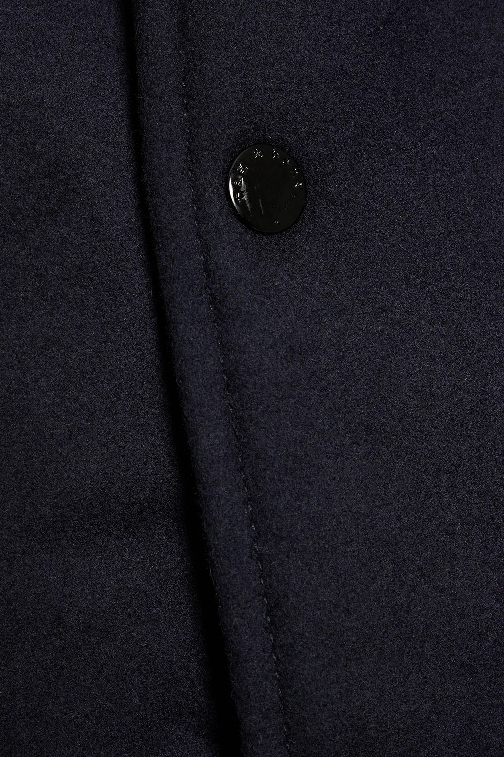RAG & BONE Varsity leather-paneled wool-blend felt jacket