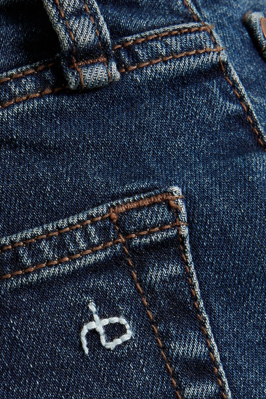 RAG & BONE جينز “كاسي” بحواف واسعة ومسترخية وخصر عالٍ