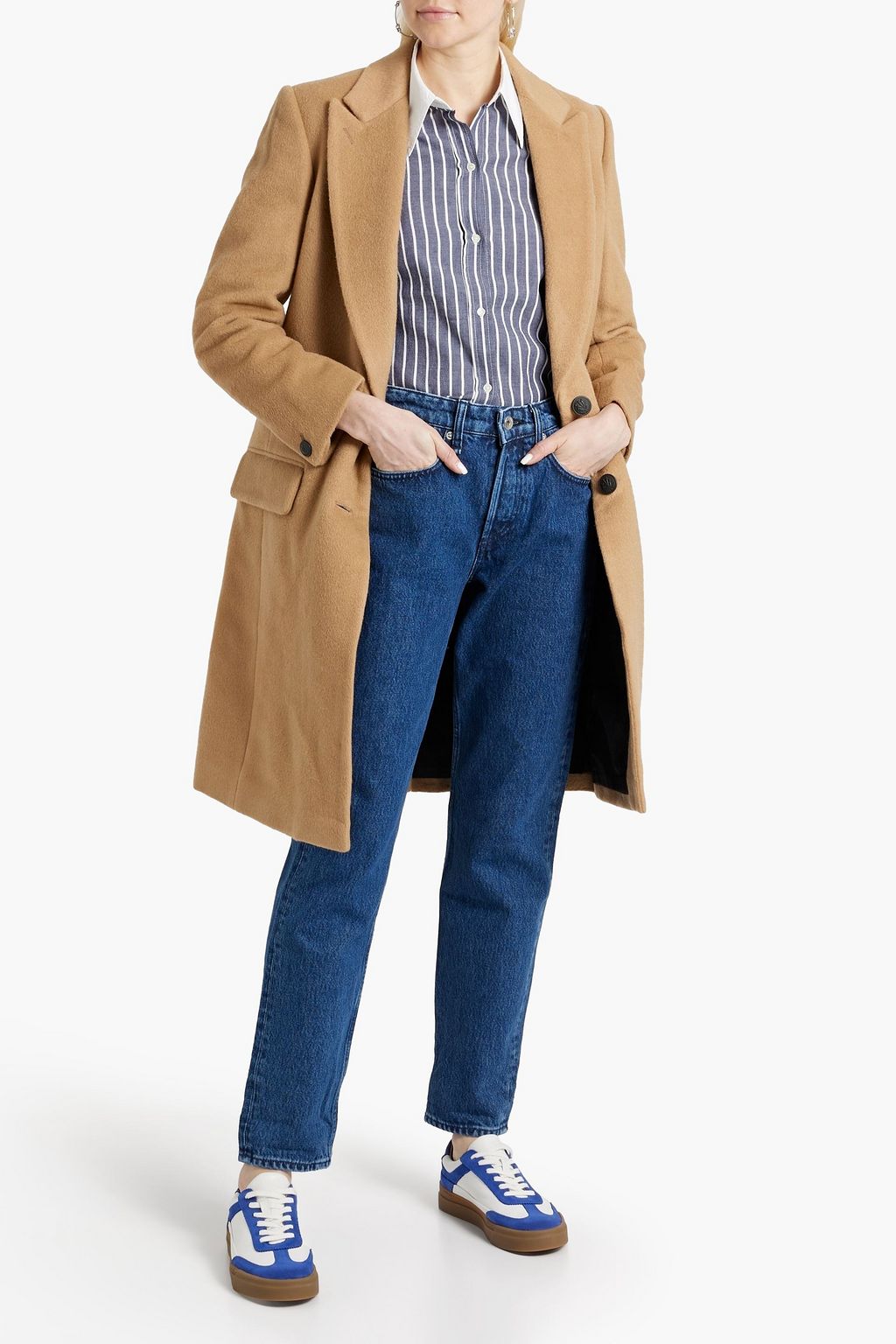 RAG & BONE معطف «ووستير» من الجوخ المصنوع من مزيج الصوف