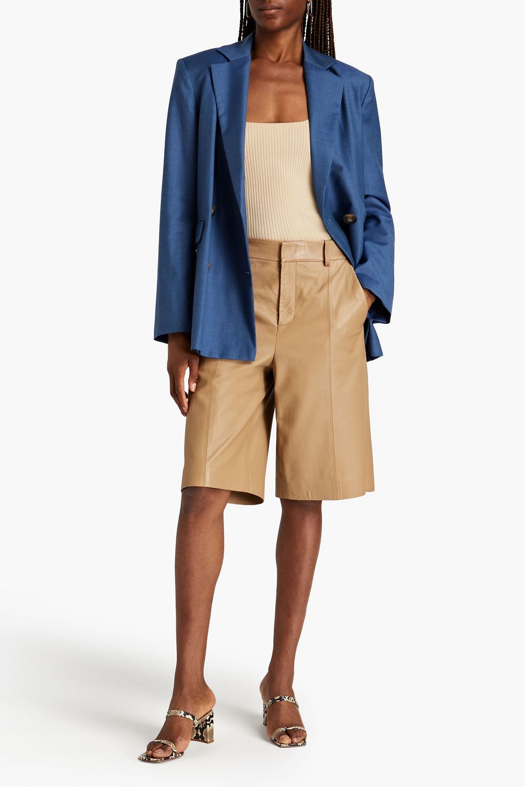 LOULOU STUDIO Double-breasted wool blazer