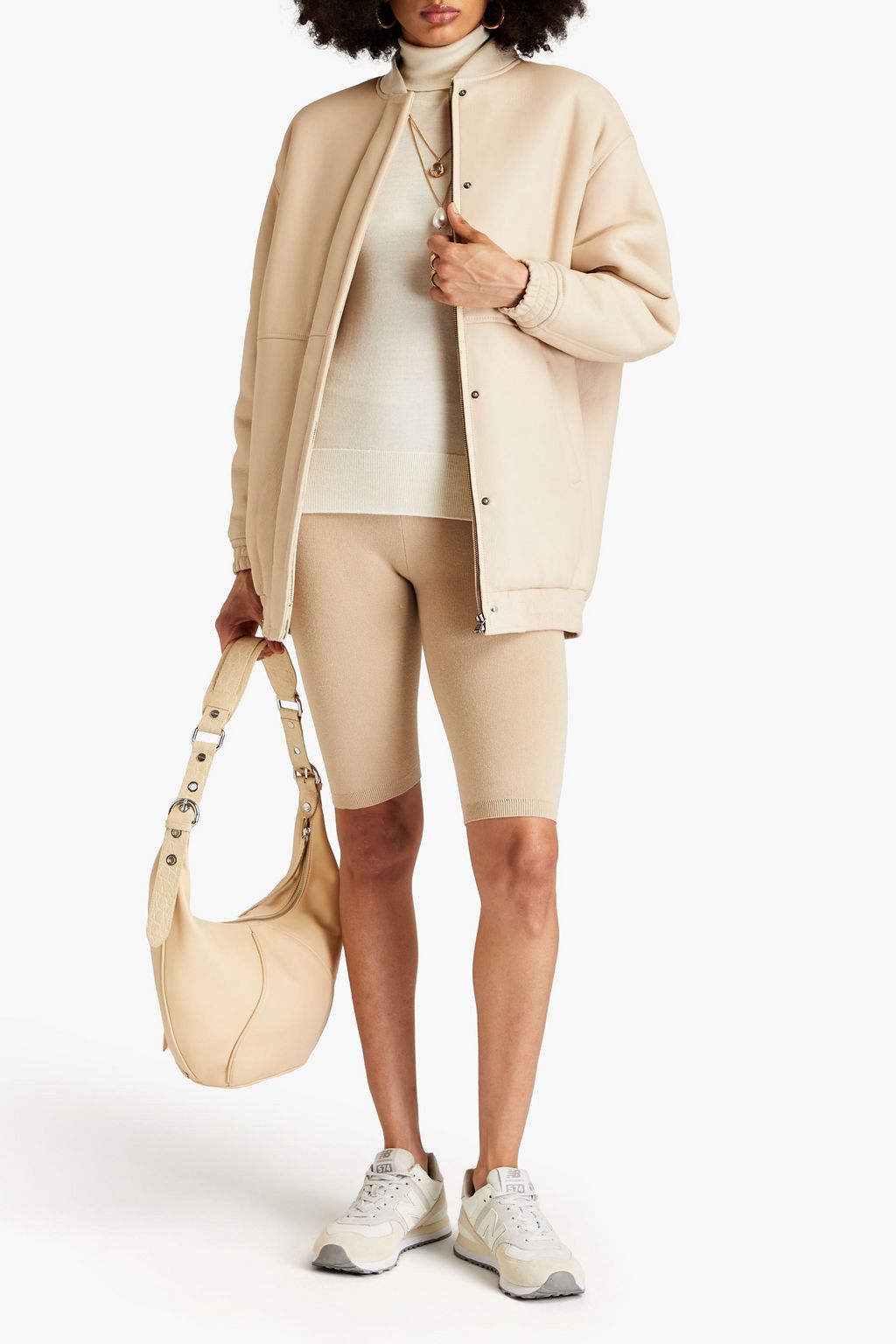LOULOU STUDIO Gariola Oversized-Lederjacke