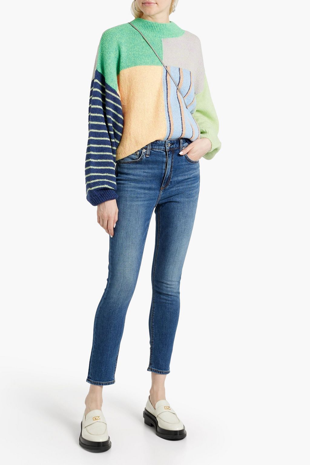 RAG & BONE Nina cropped high-rise skinny jeans