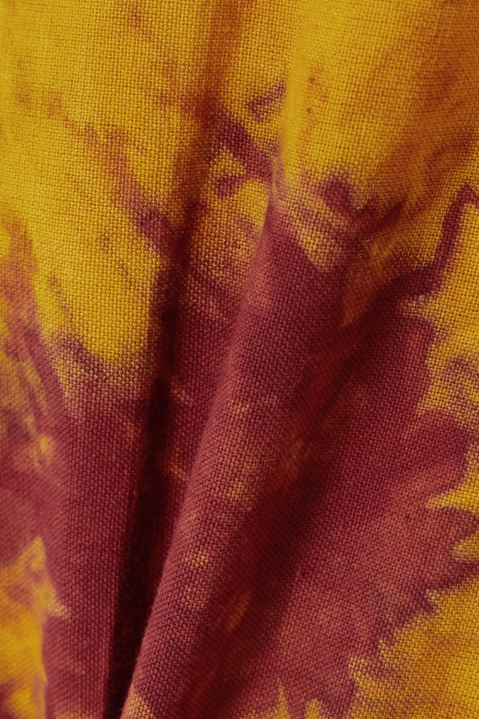 Lukhanyo Mdingi The Vanguard Tie-dyed Cotton Wide-leg Pants In Marigold