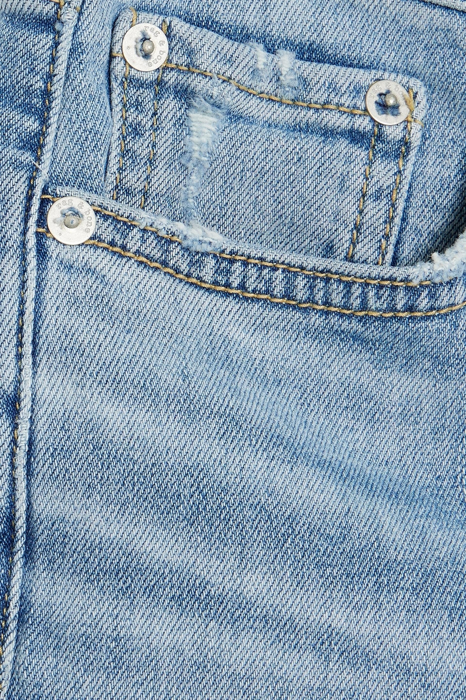 RAG & BONE CATE CROPPED DISTRESSED MID-RISE SKINNY JEANS 3074457345637463197