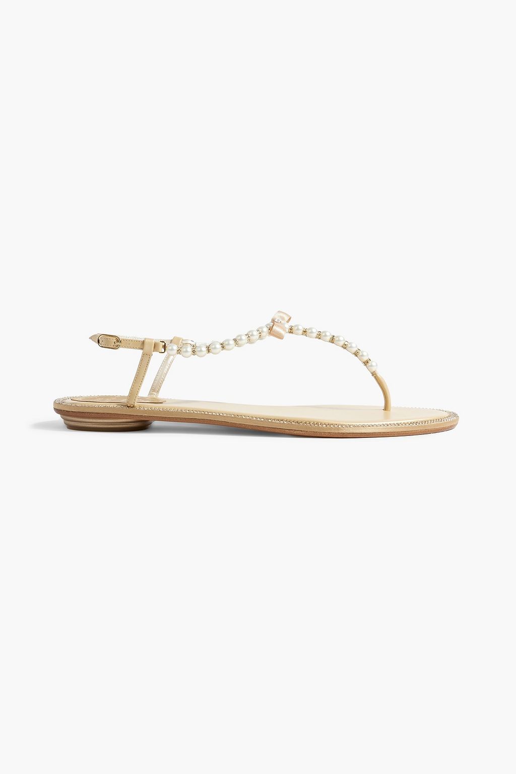 Rene caovilla sales pearl sandals