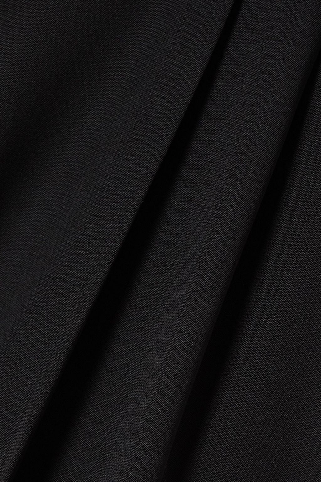 MAGDA BUTRYM Pleated wool tapered stirrup pants
