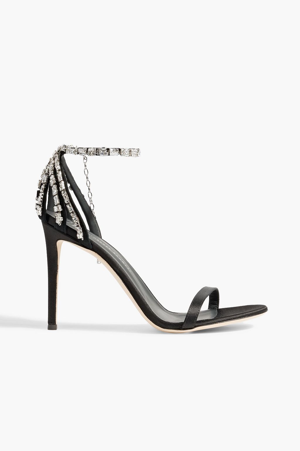 GIUSEPPE ZANOTTI Adele Crystal embellished suede sandals | THE OUTNET