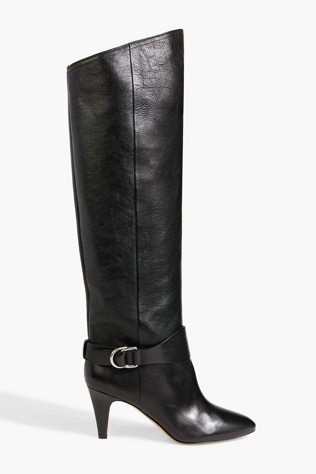 ISABEL MARANT Likta buckled leather knee boots | Sale to off THE OUTNET