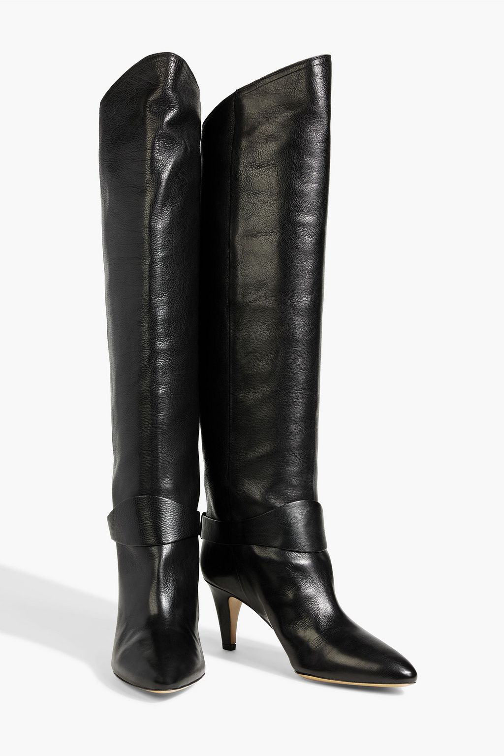 ISABEL MARANT Likta buckled leather knee boots