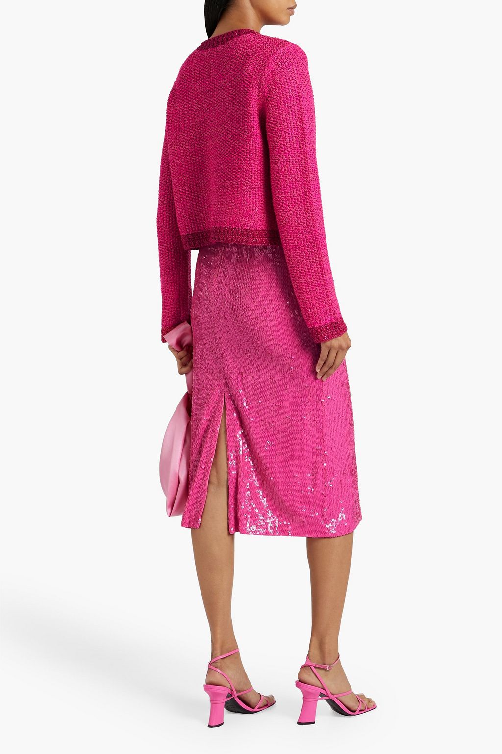 ALICE + OLIVIA Maeve sequined tulle skirt