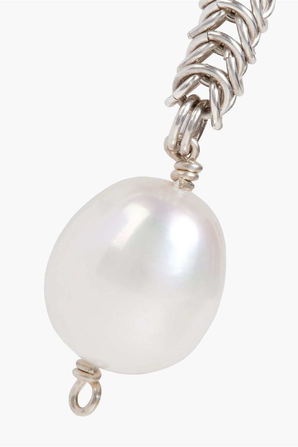 ALIGHIERI Sterling silver freshwater pearl earring