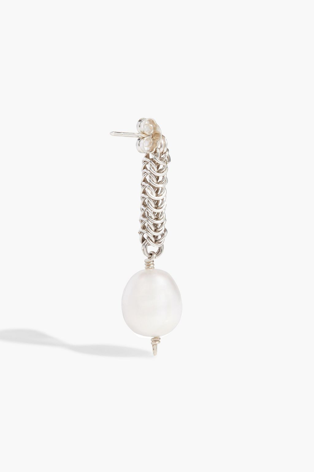 ALIGHIERI Sterling silver freshwater pearl earring
