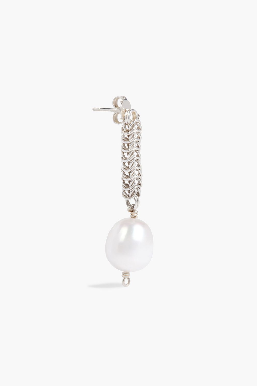 ALIGHIERI Sterling silver freshwater pearl earring