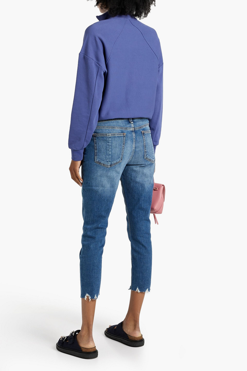 RAG & BONE CATE CROPPED MID-RISE SKINNY JEANS 