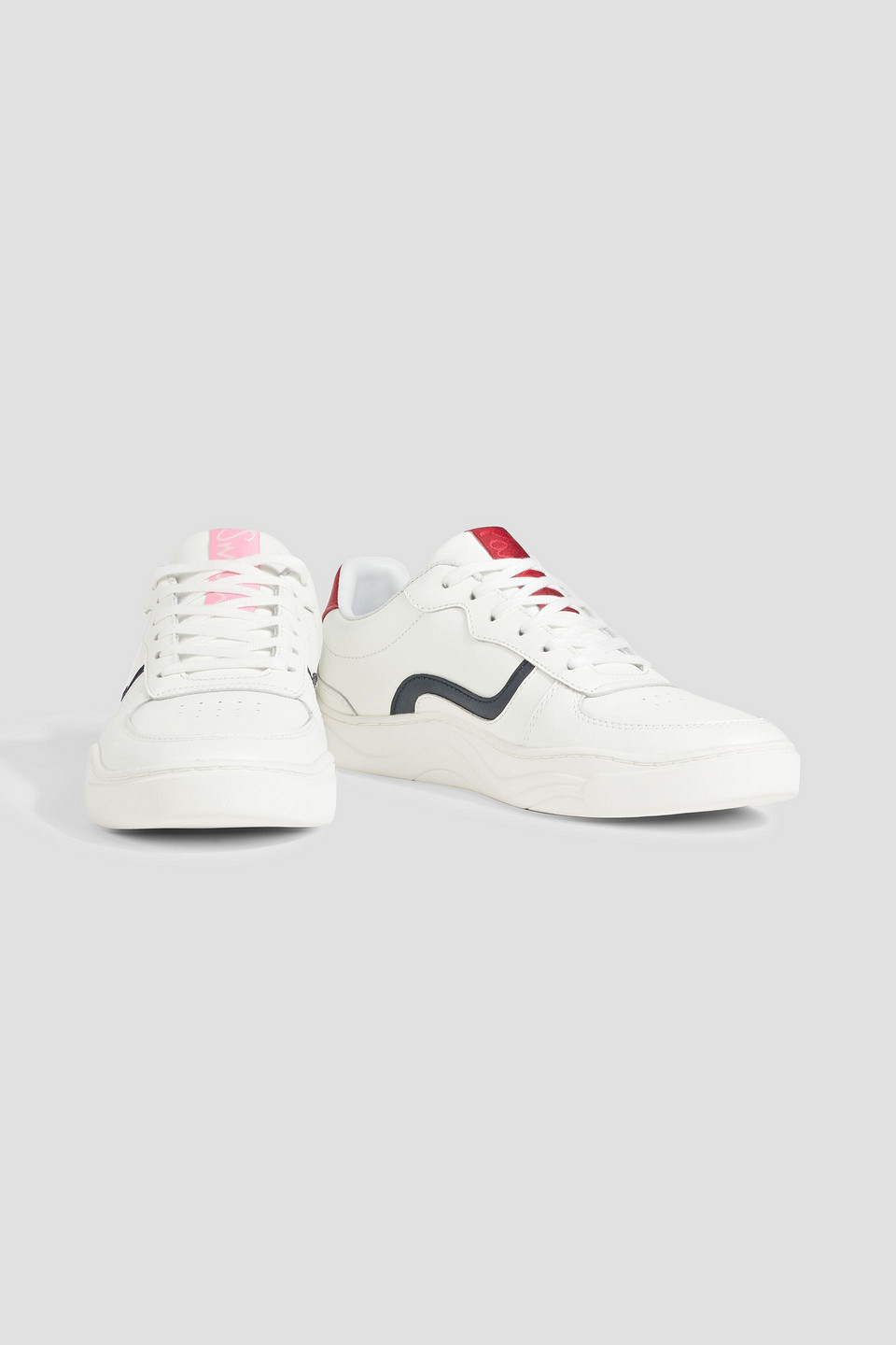 Paul Smith Eden Leather Sneakers In White