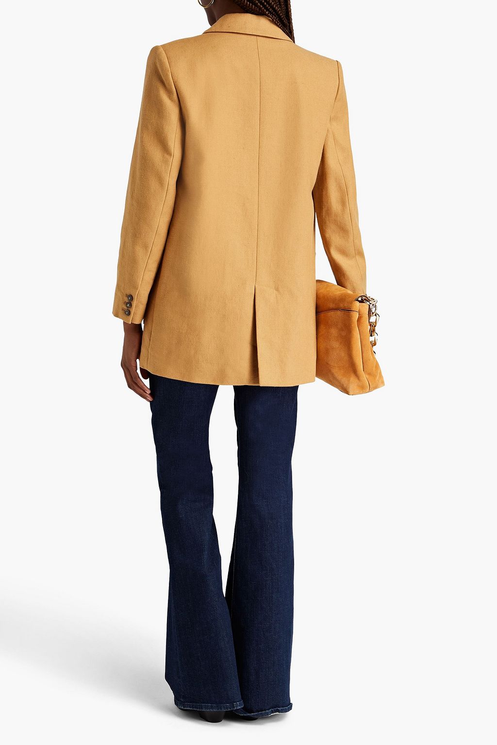 BA&SH Lady cotton and linen-blend blazer