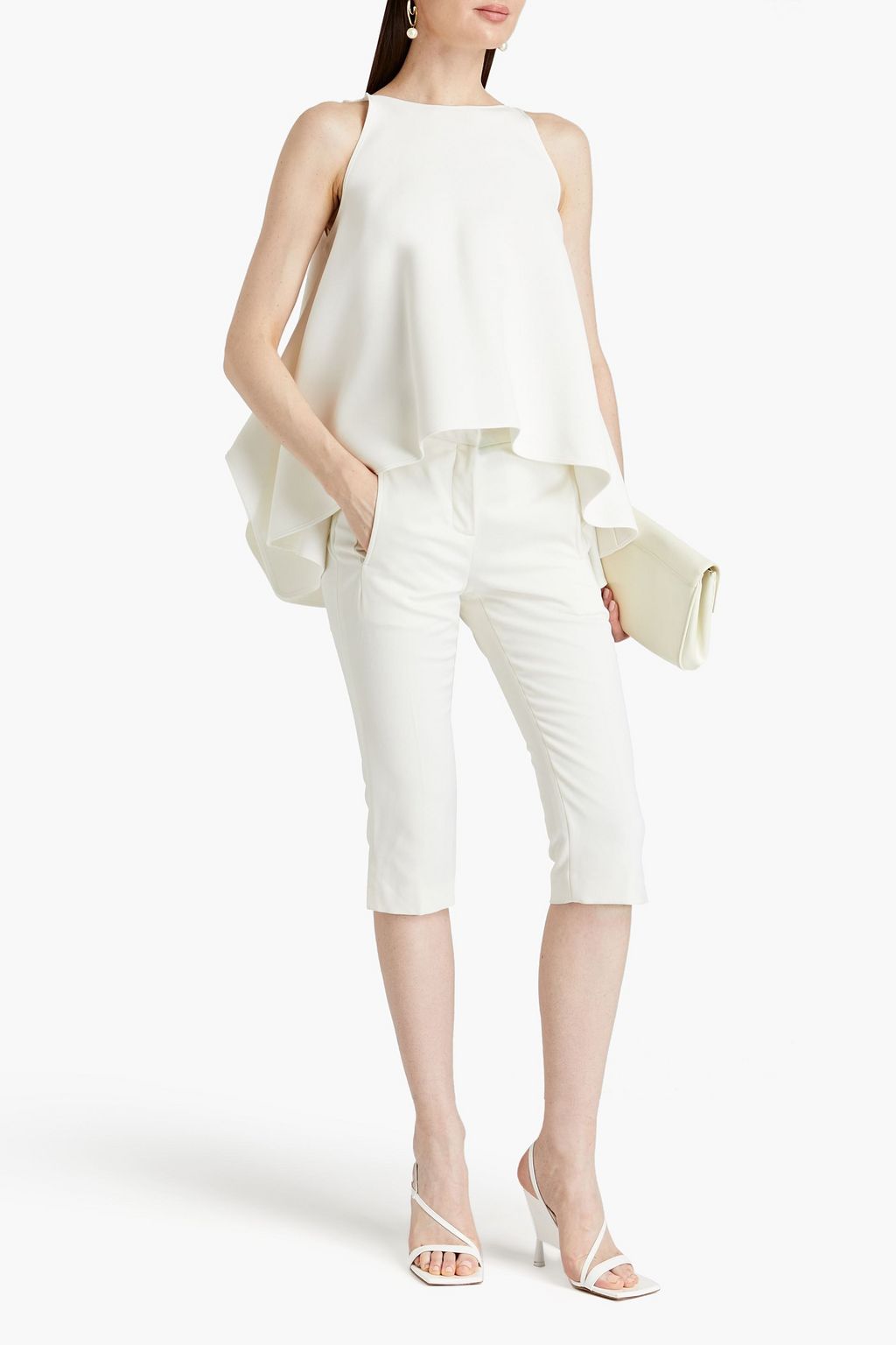 MATICEVSKI Melody scuba peplum top THE