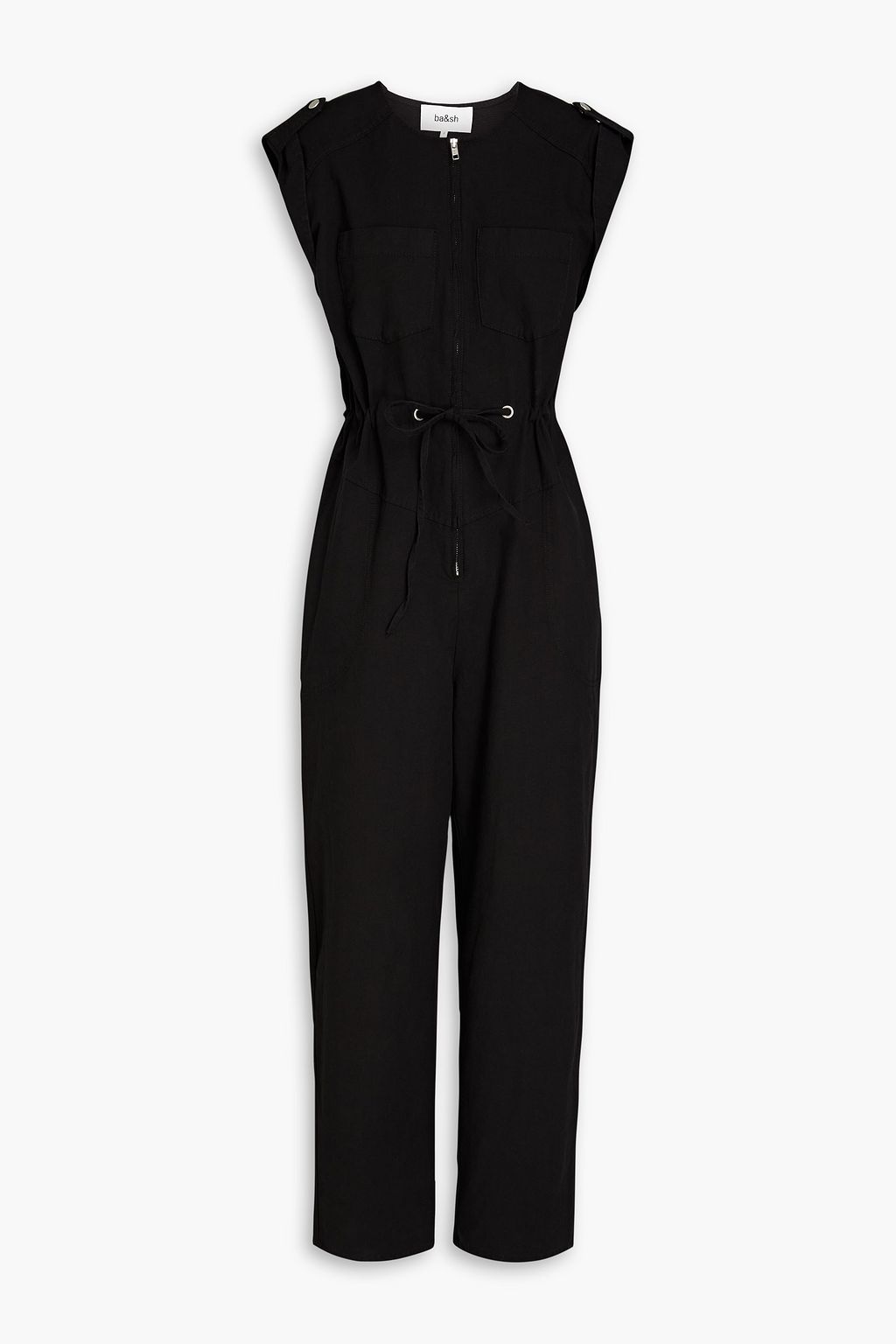 BA&SH Alia cotton-blend canvas jumpsuit | THE OUTNET