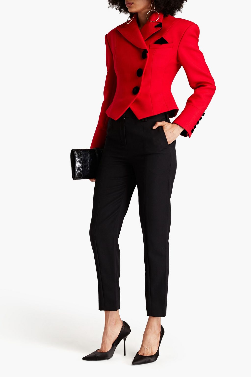 BALMAIN Jacke aus Wolle mit Applikationen