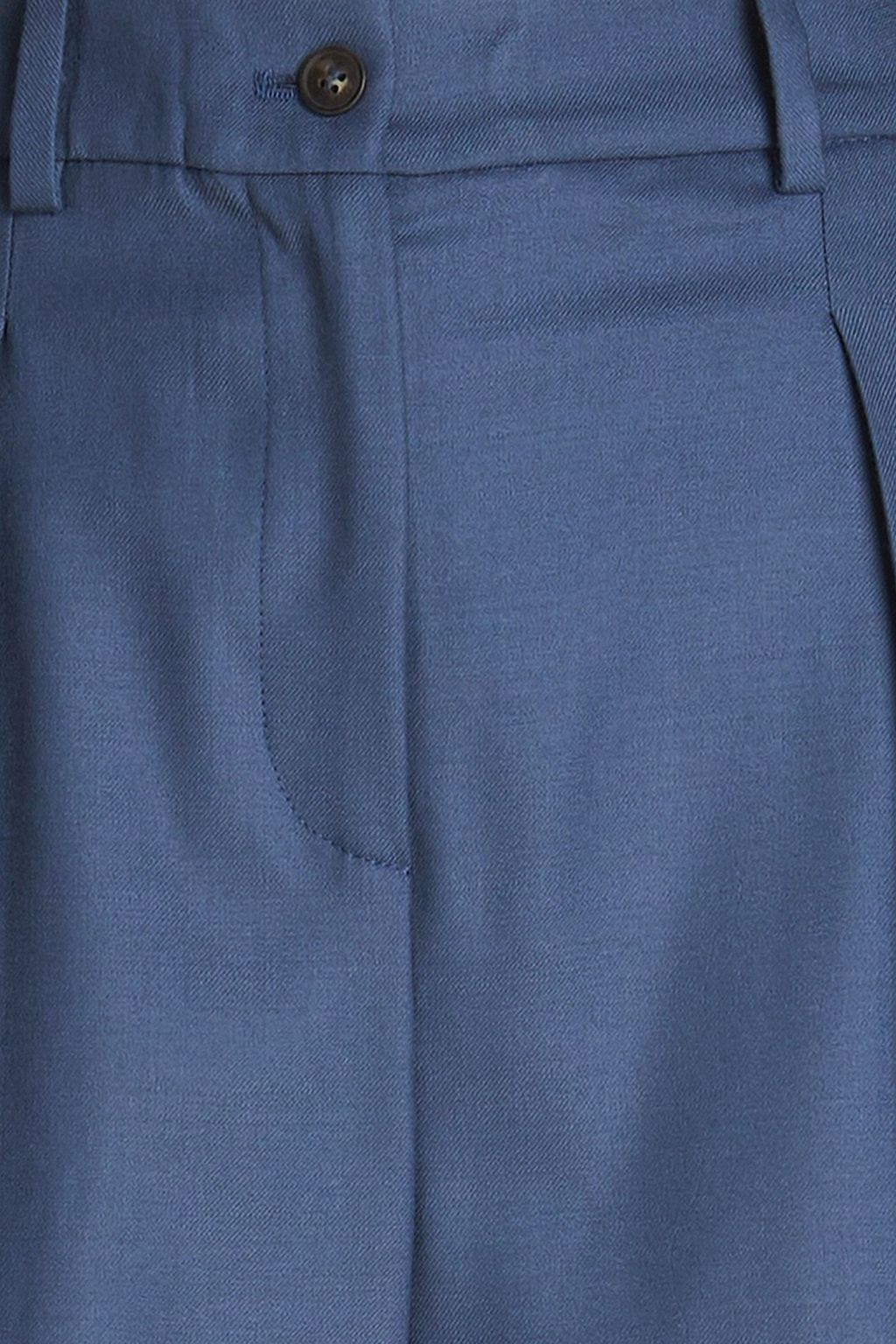 LOULOU STUDIO ウール混ツイル ストレートレッグパンツ