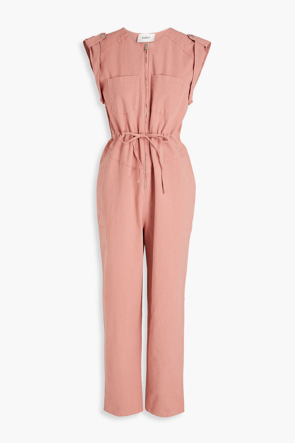 Ba sh Combinaison Alia Cotton blend Canvas Jumpsuit In Pink ModeSens