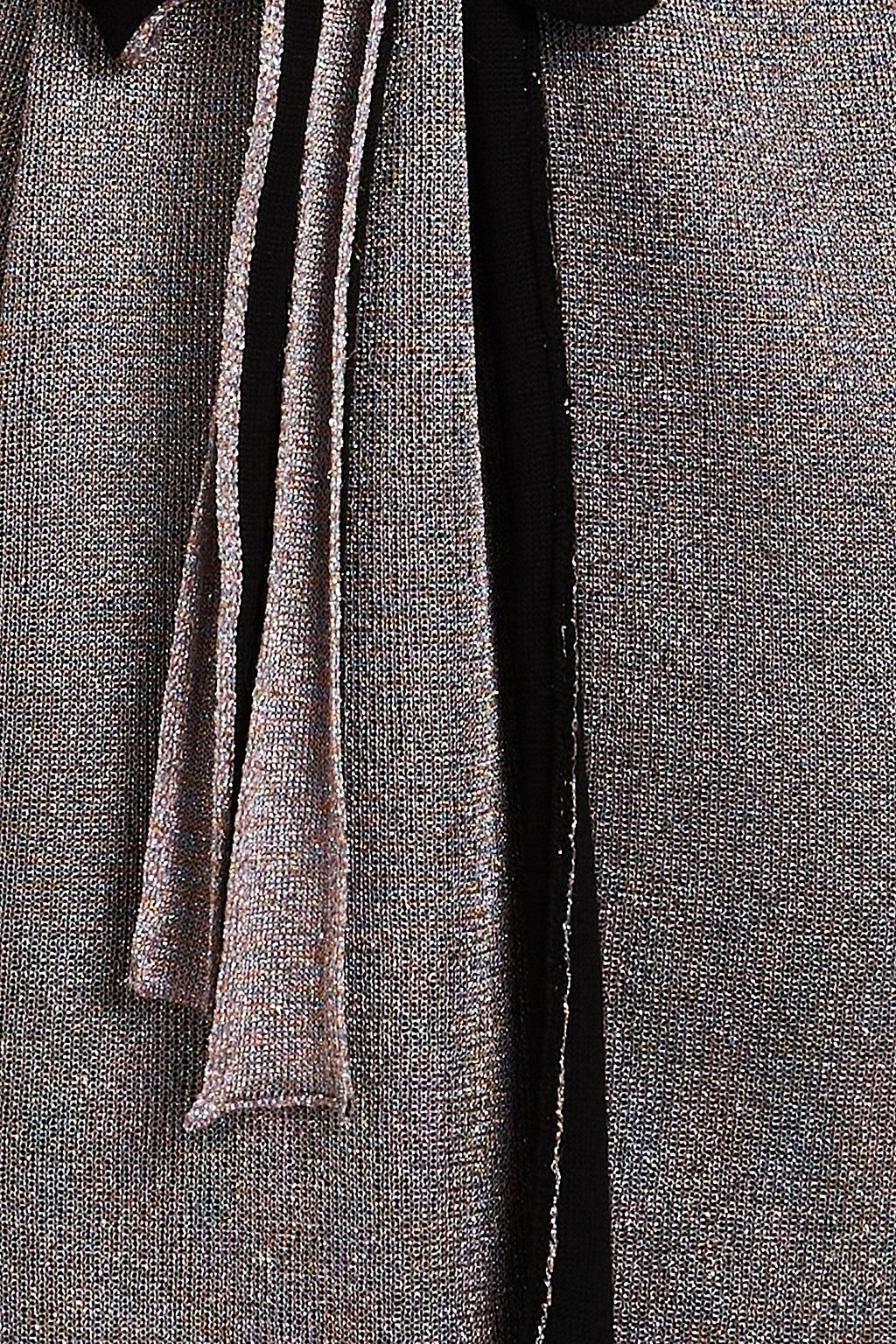 MISSONI Metallic crochet-knit wool-blend cardigan