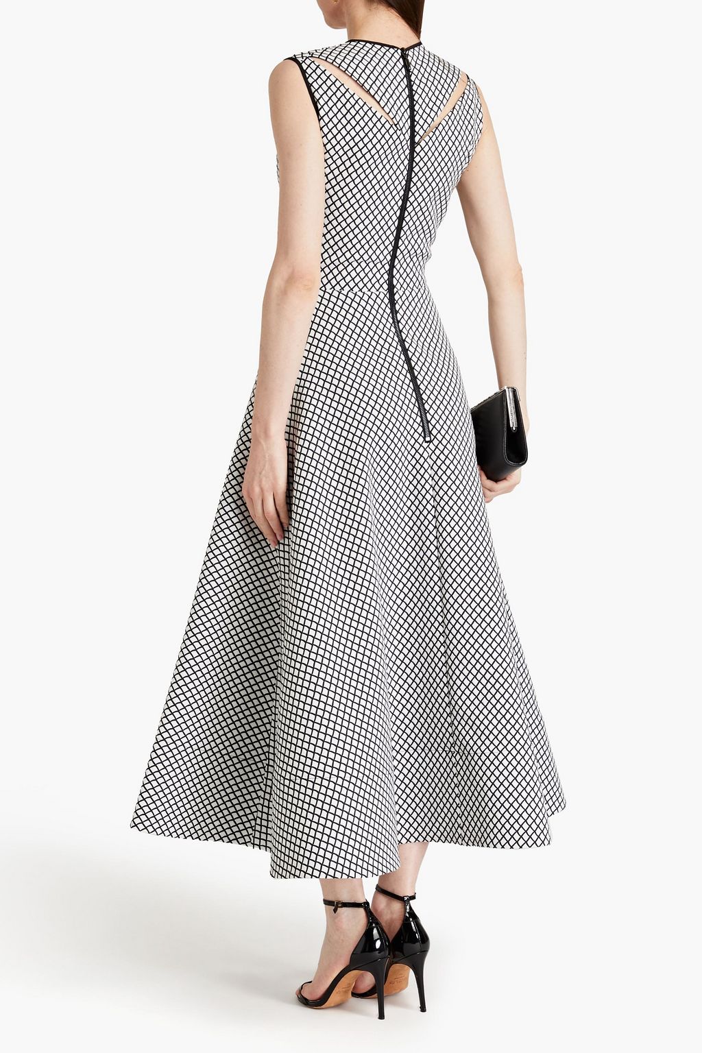 MATICEVSKI Cutout cotton and silk-blend maxi dress
