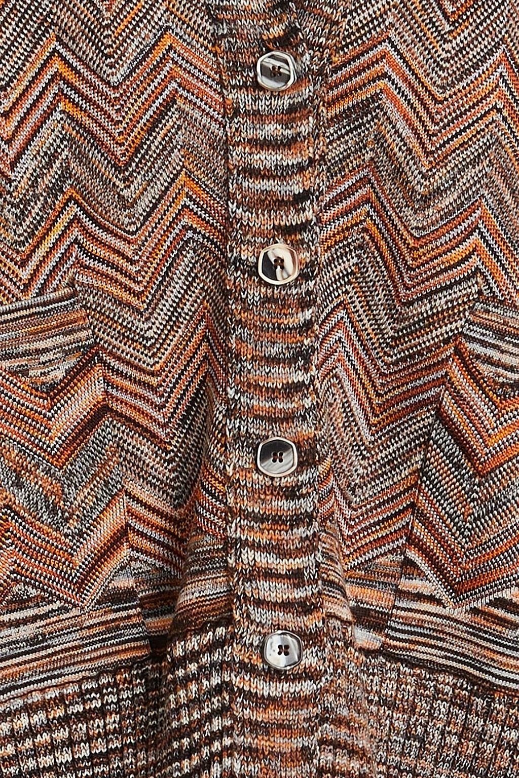 MISSONI Crochet-knit wool-blend cardigan