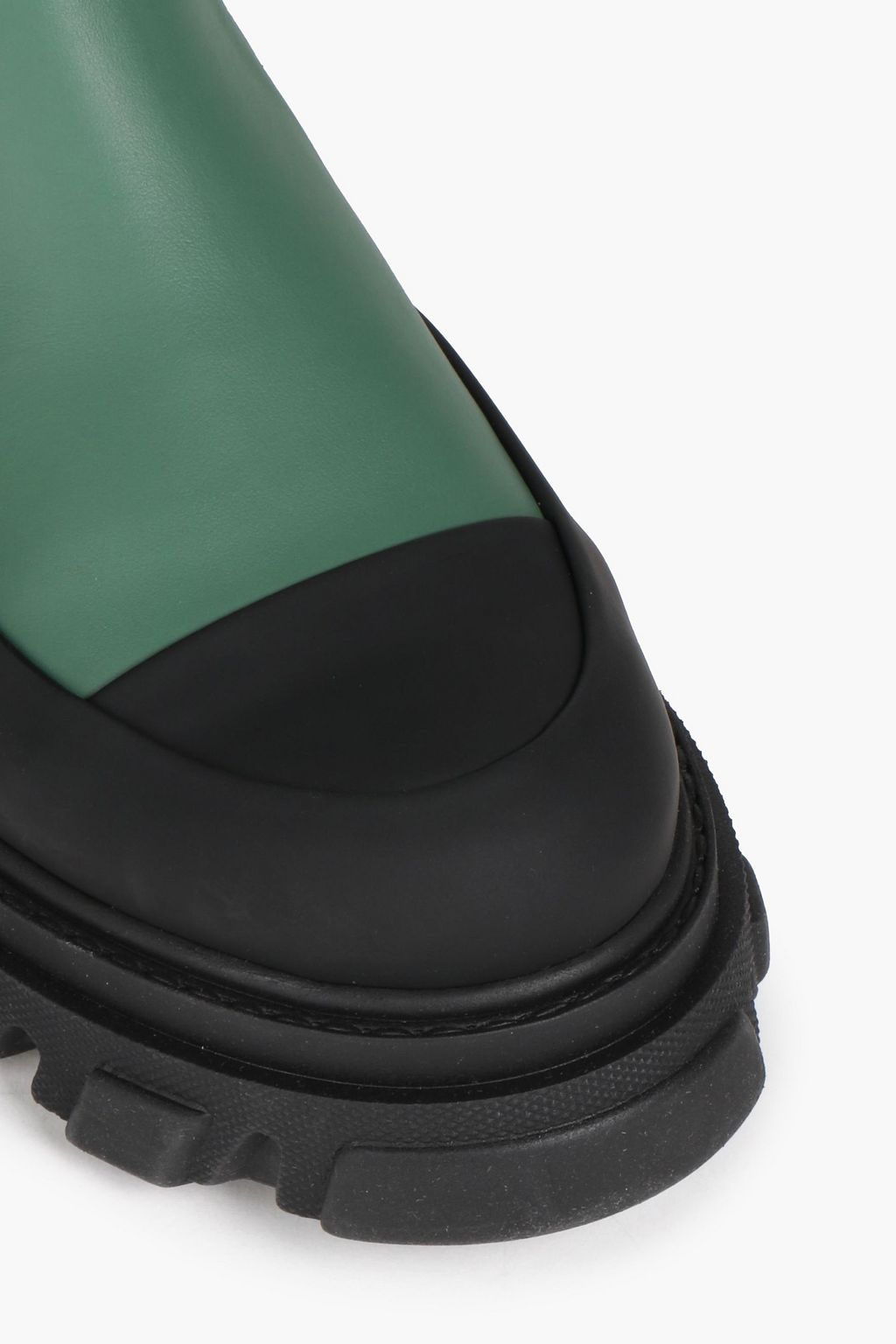GANNI Leather Chelsea boots