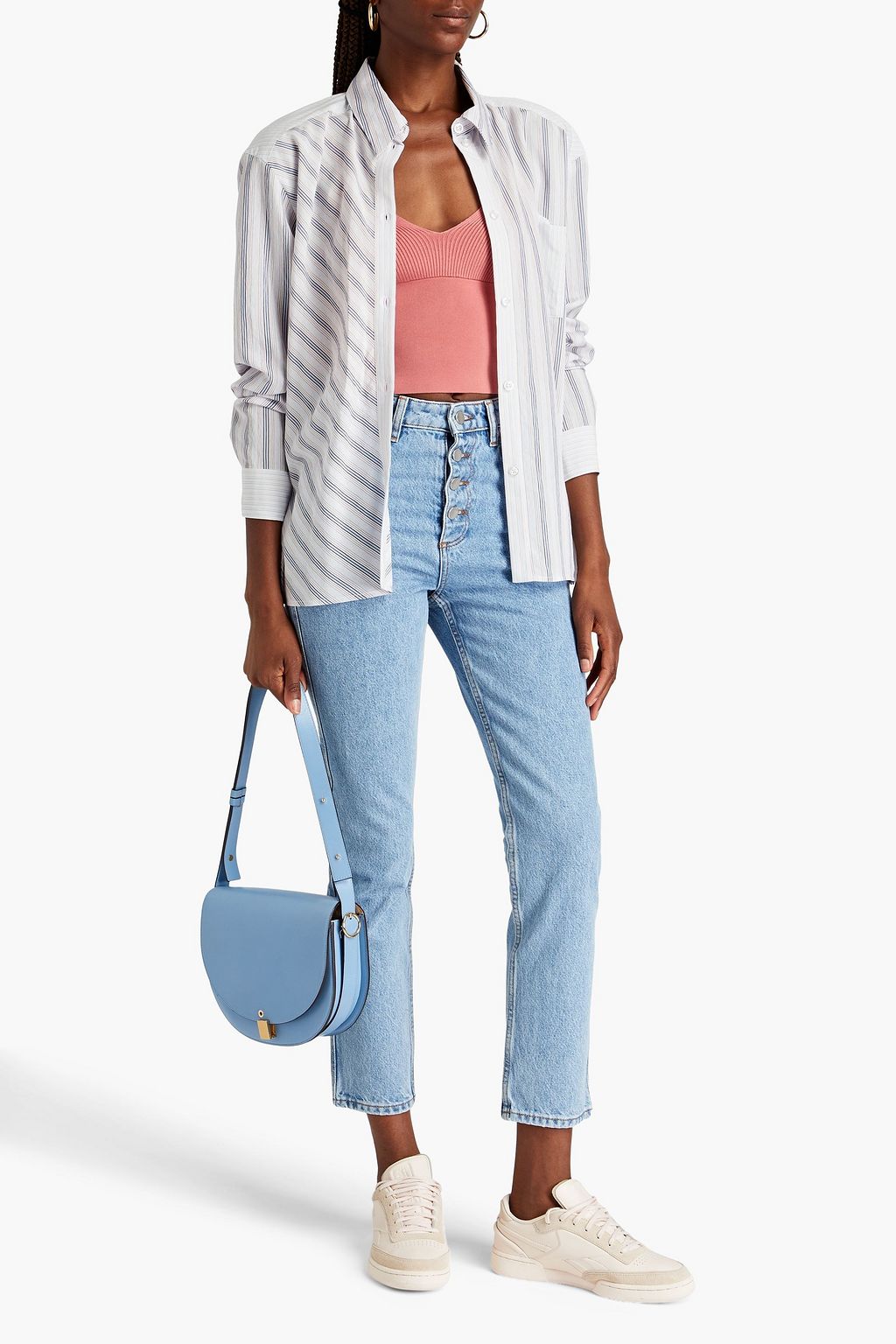 BA&SH Amber high-rise straight-leg jeans