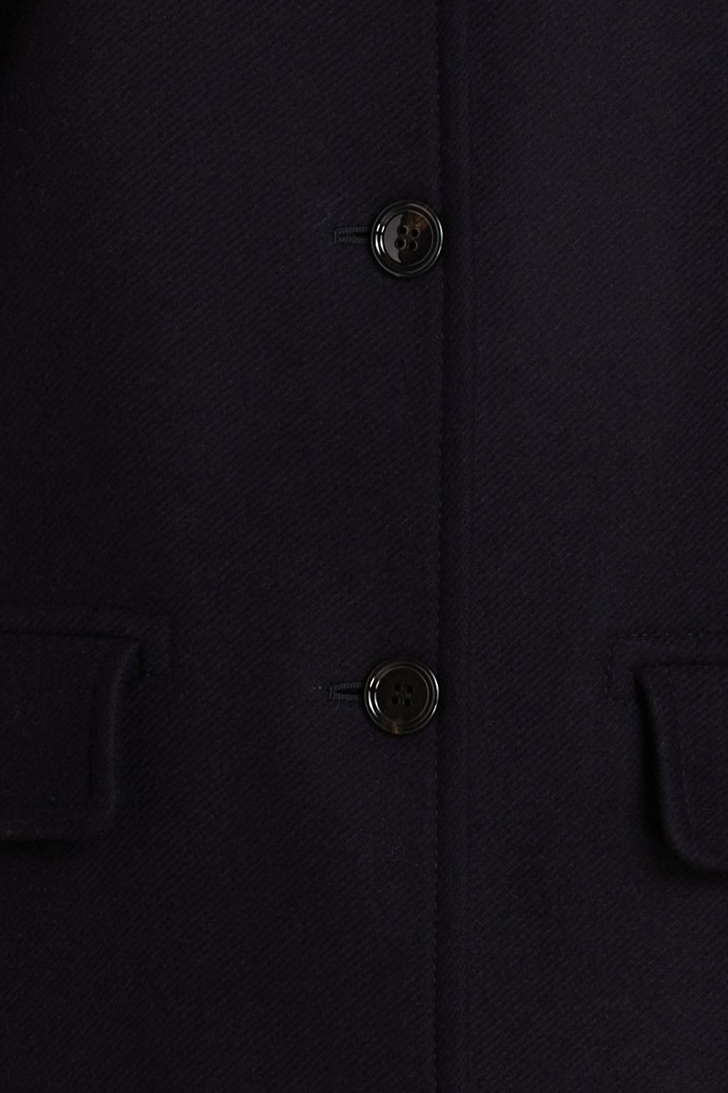 MISSONI Ribbed-knit paneled wool-felt coat