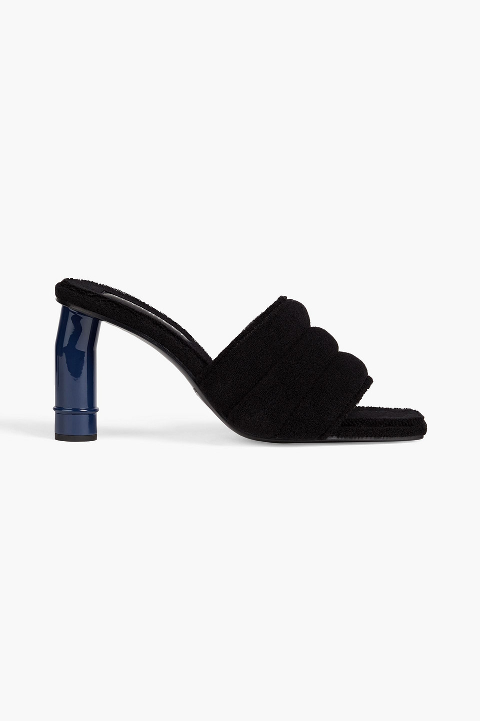 Nina Ricci - Quilted terry mules - Black - EU 36