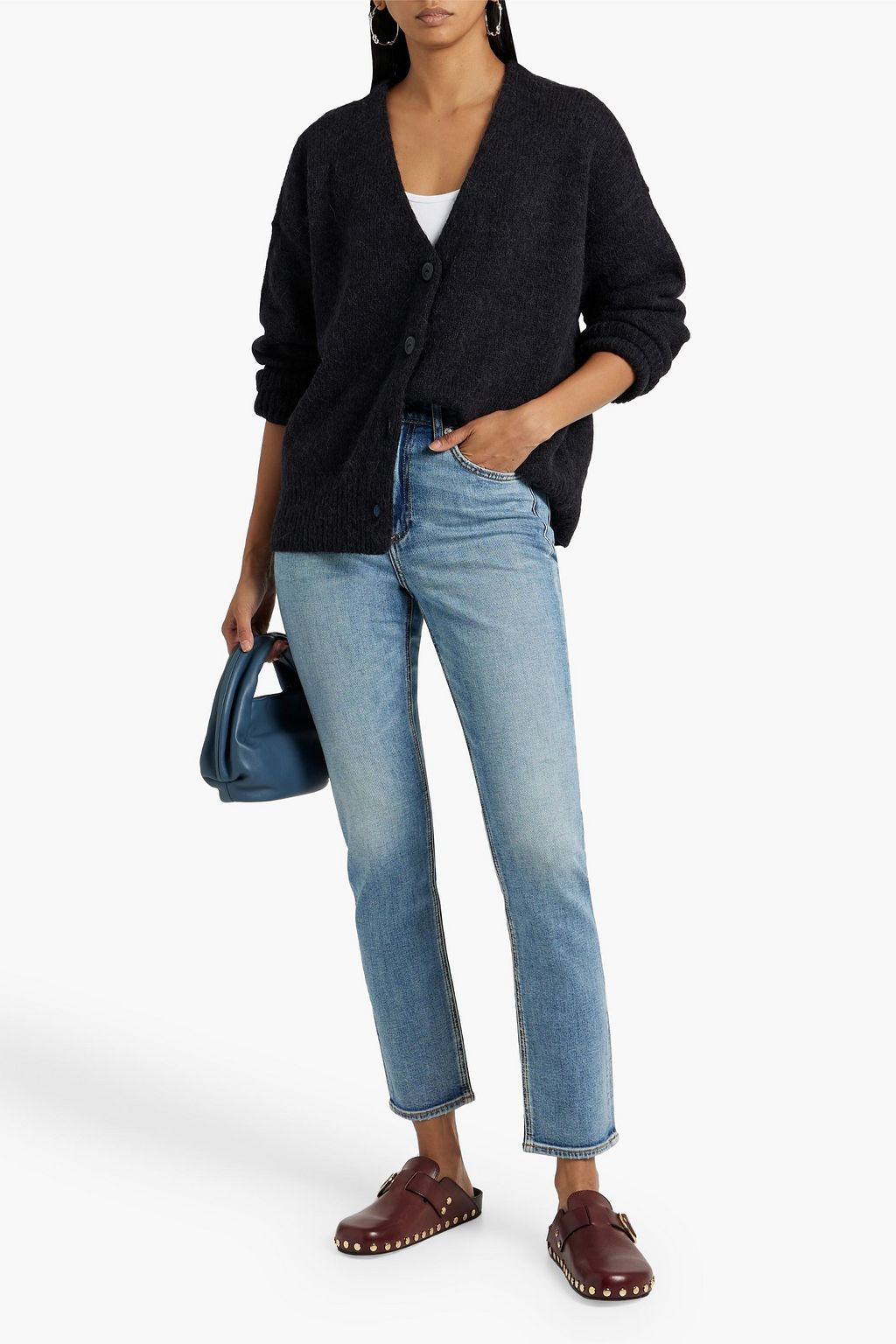 RAG & BONE Nina cropped high-rise slim-leg jeans