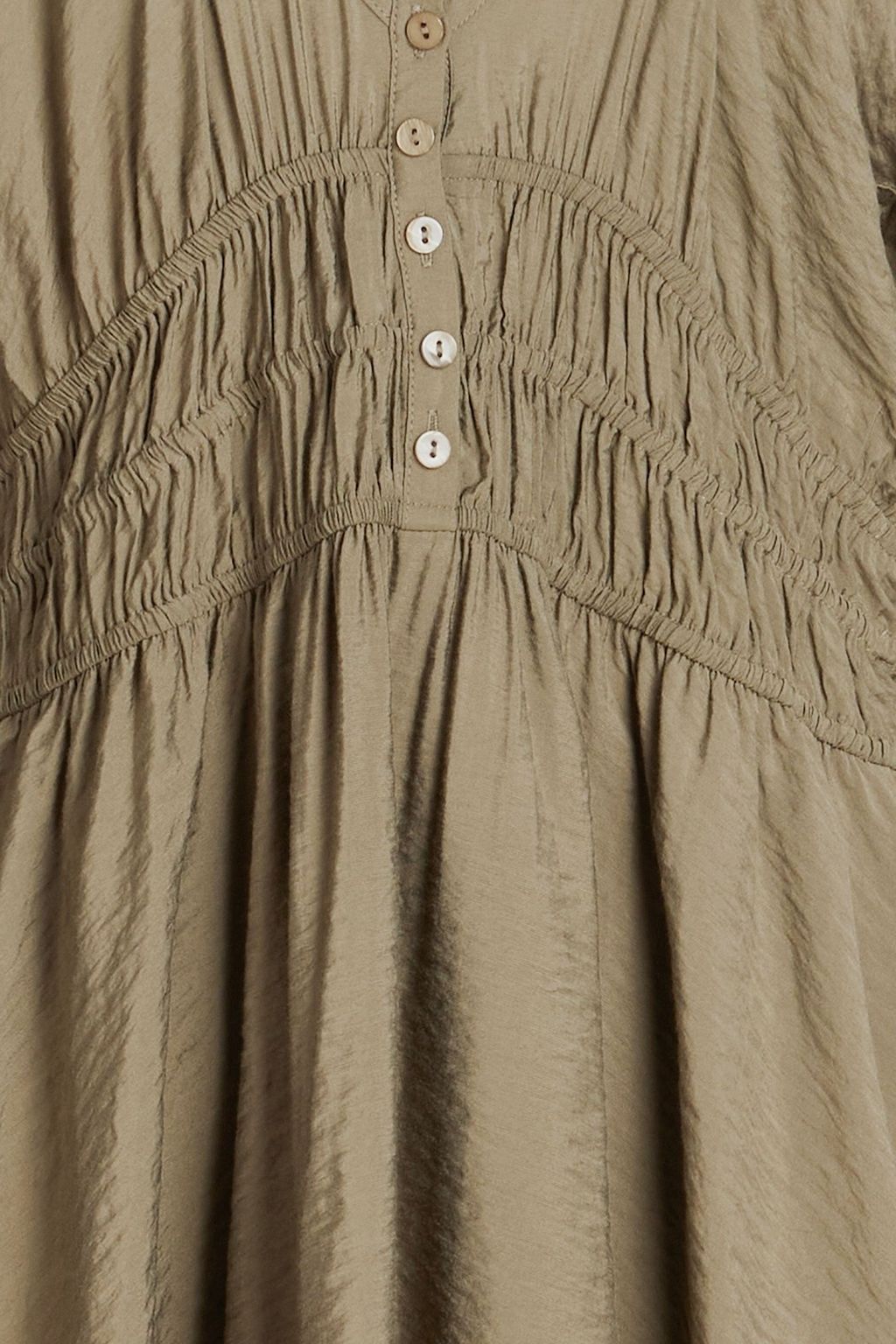 BA&SH Lova slub jersey mini dress