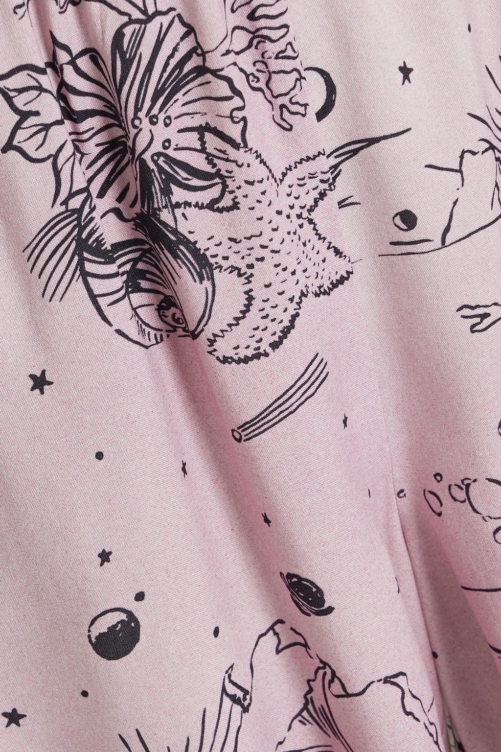 PS PAUL SMITH クレープ ショートパンツ プリント入り
