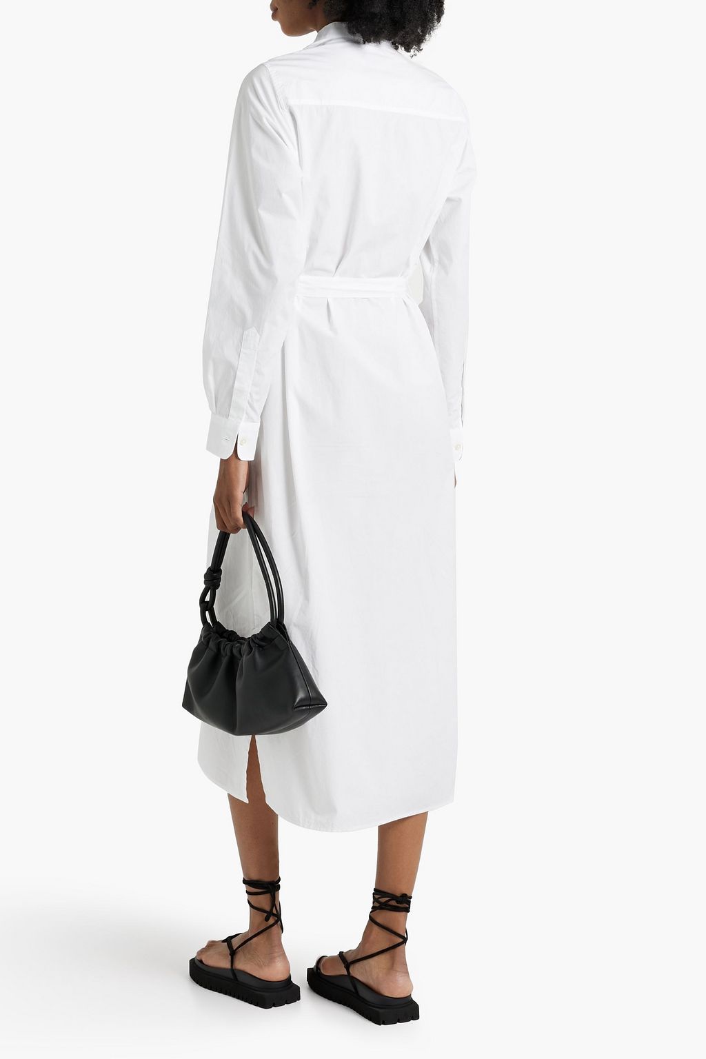 OFFICINE GÉNÉRALE Nelly cotton-poplin midi shirt dress