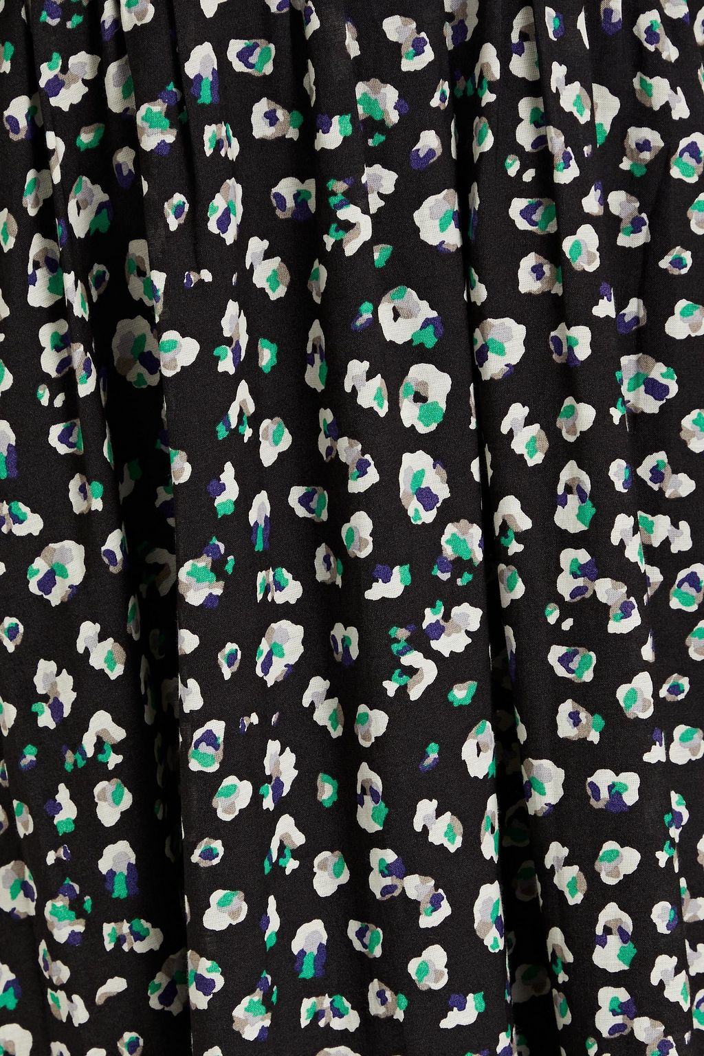 BA&SH Becky printed cotton-blend maxi dress