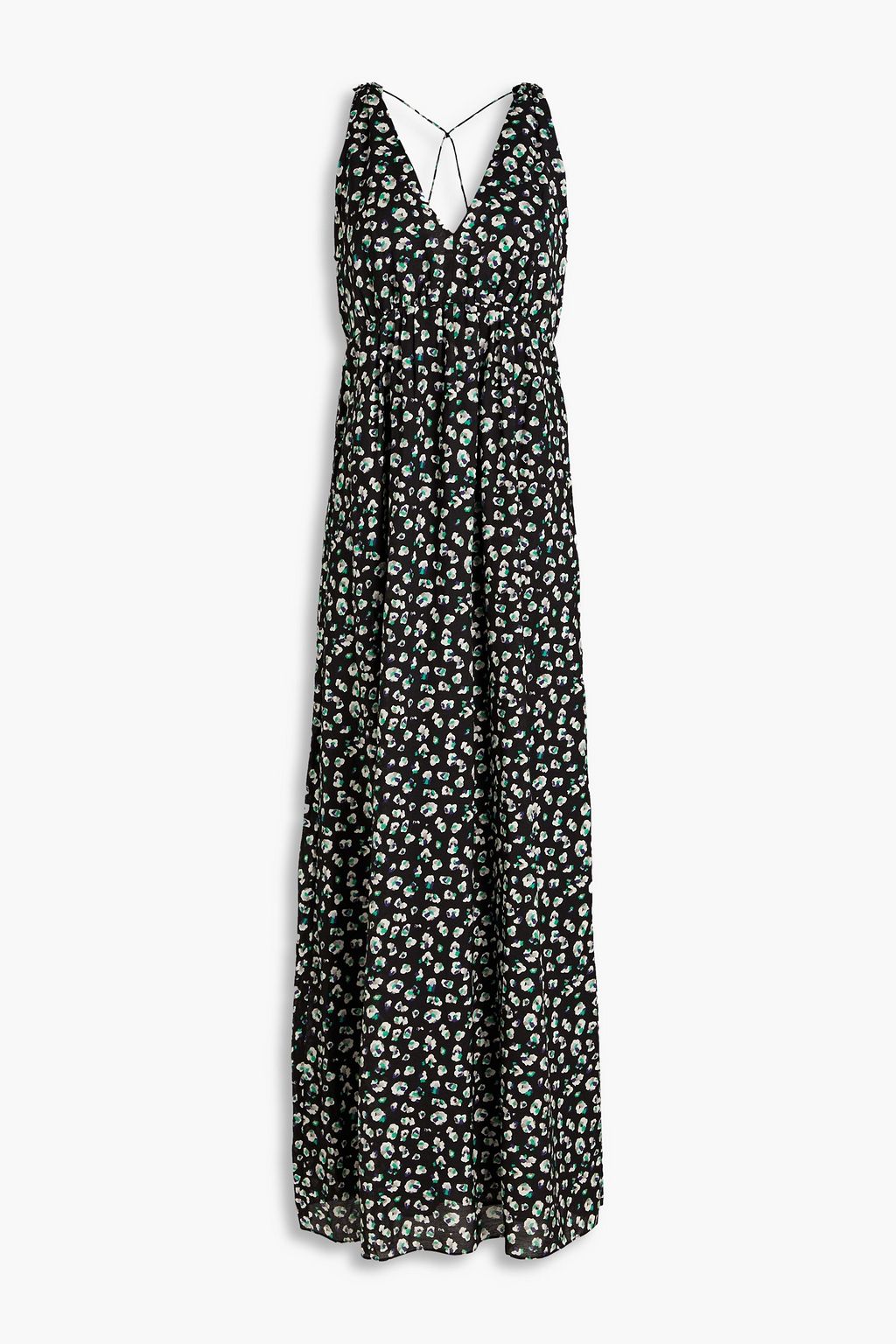 Cotton blend maxi dress sale
