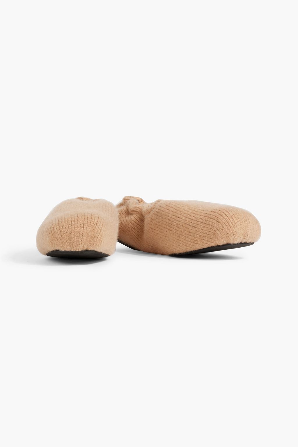KHAITE Logan cashmere ballet flats