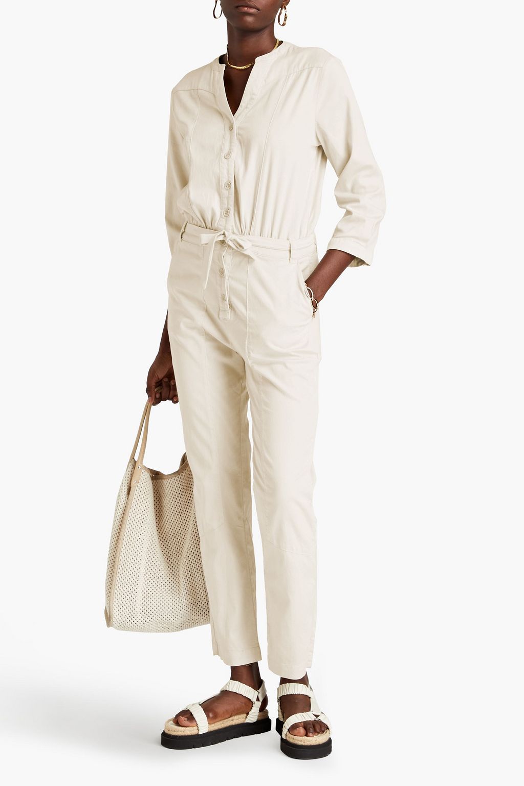BA&SH Paros Lyocell-blend jumpsuit