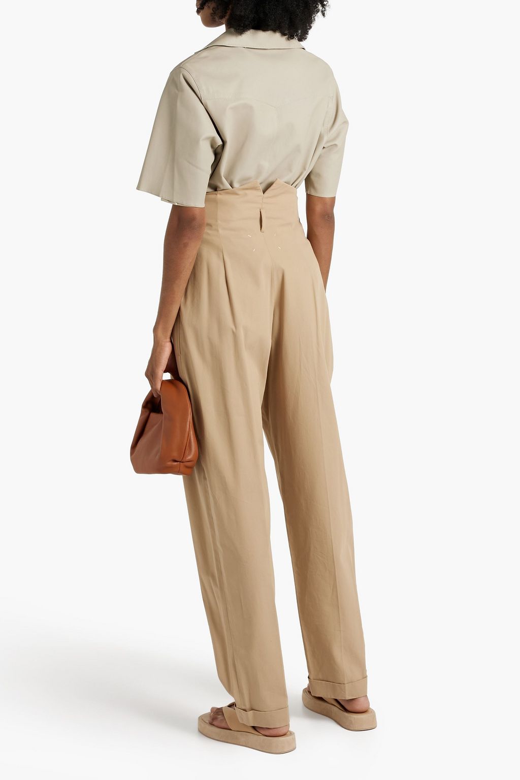 OFFICINE GÉNÉRALE Christelle leather shirt