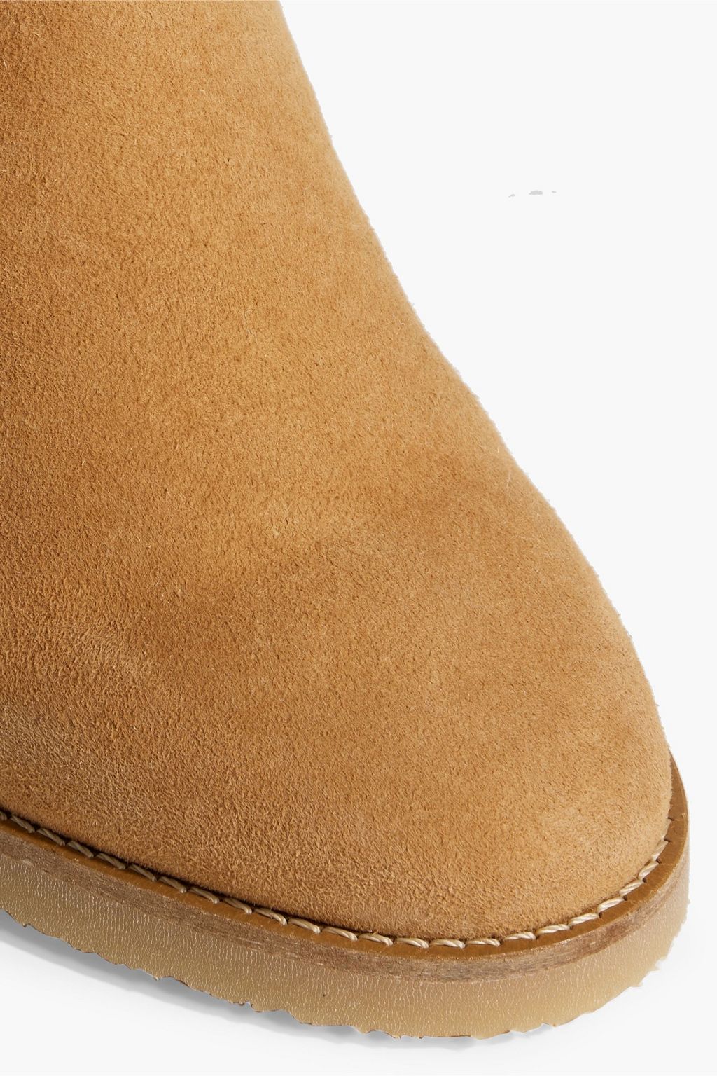 ISABEL MARANT Takita 90 shearling-lined suede wedge mules