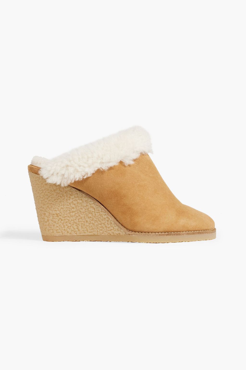 Shearling lined mules hotsell