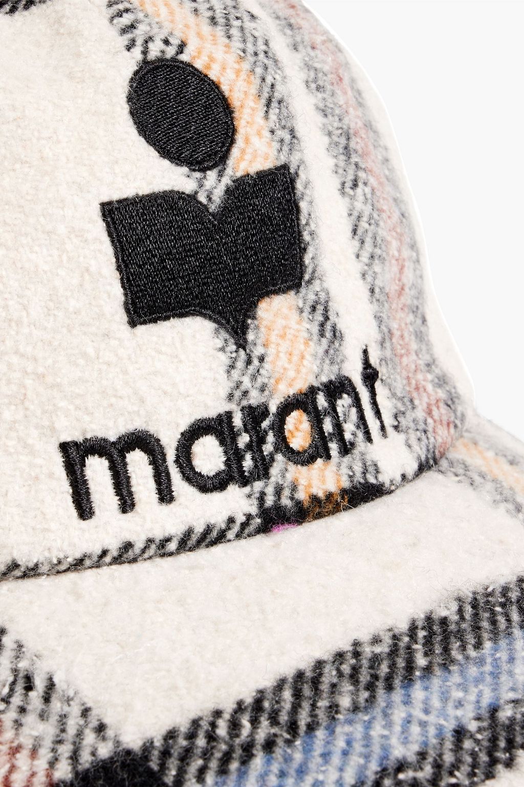 ISABEL MARANT Tyron checked felt cap