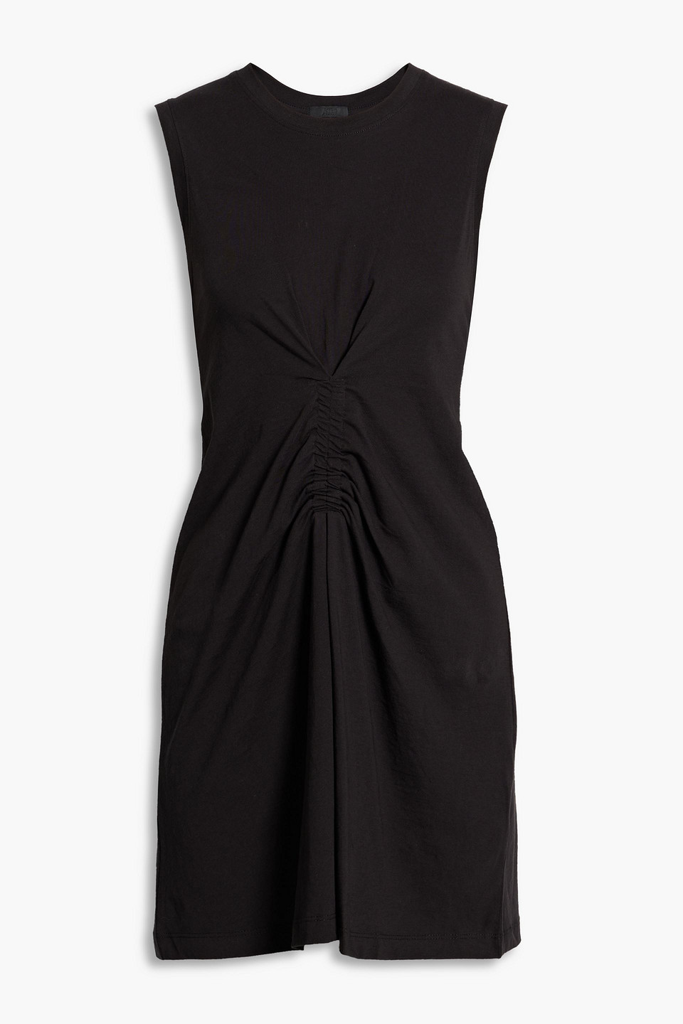 Atm Anthony Thomas Melillo Gerafftes Minikleid Aus Baumwoll-jersey In Black