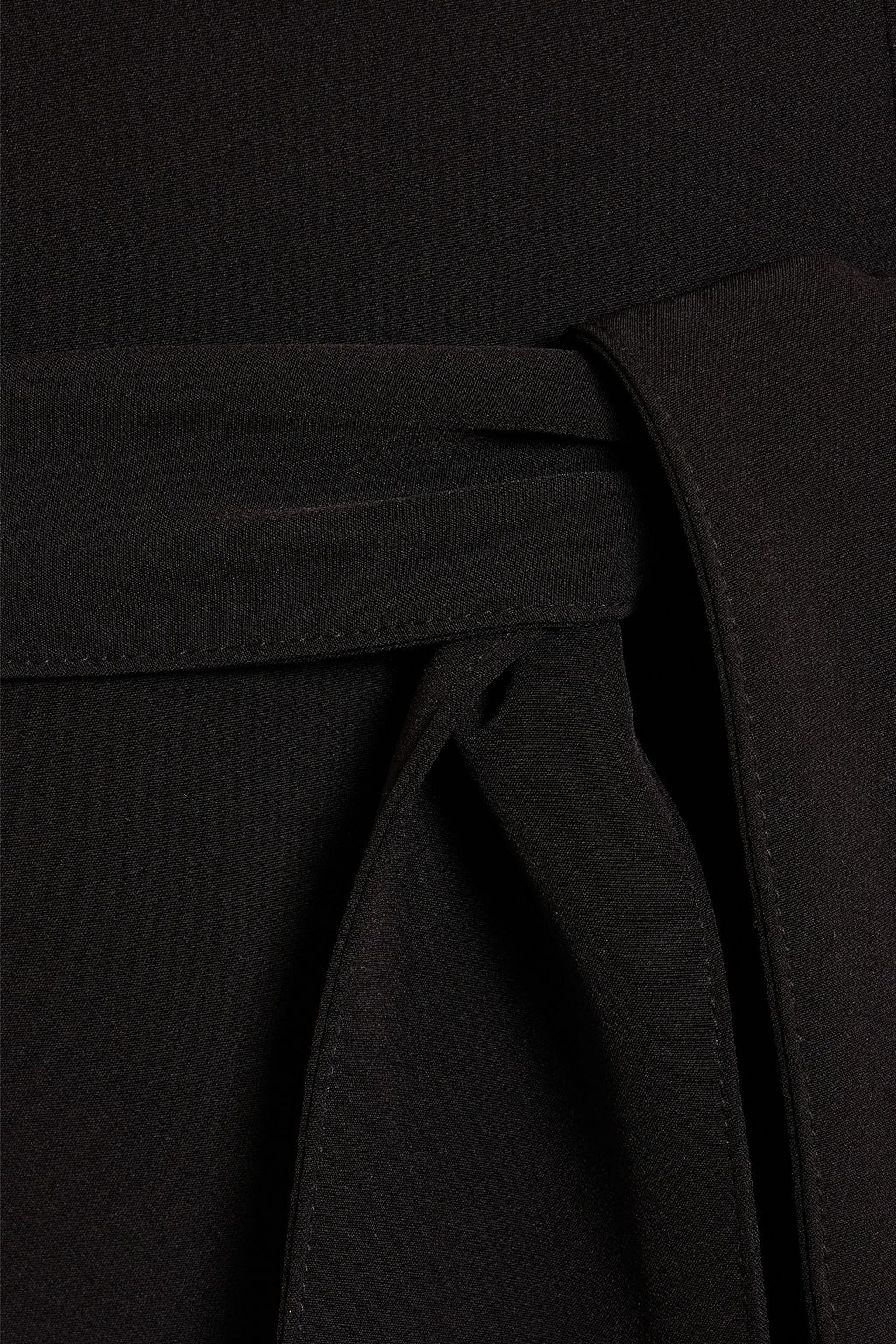 BLACK HALO Danica wrap-effect crepe dress
