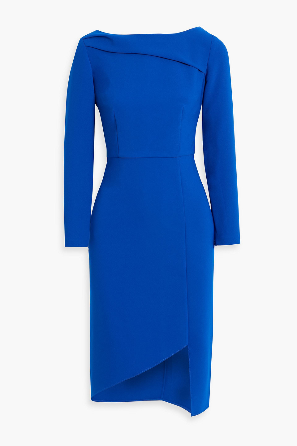 Sachin & Babi Patrizia Asymmetric Crepe Dress In Blue