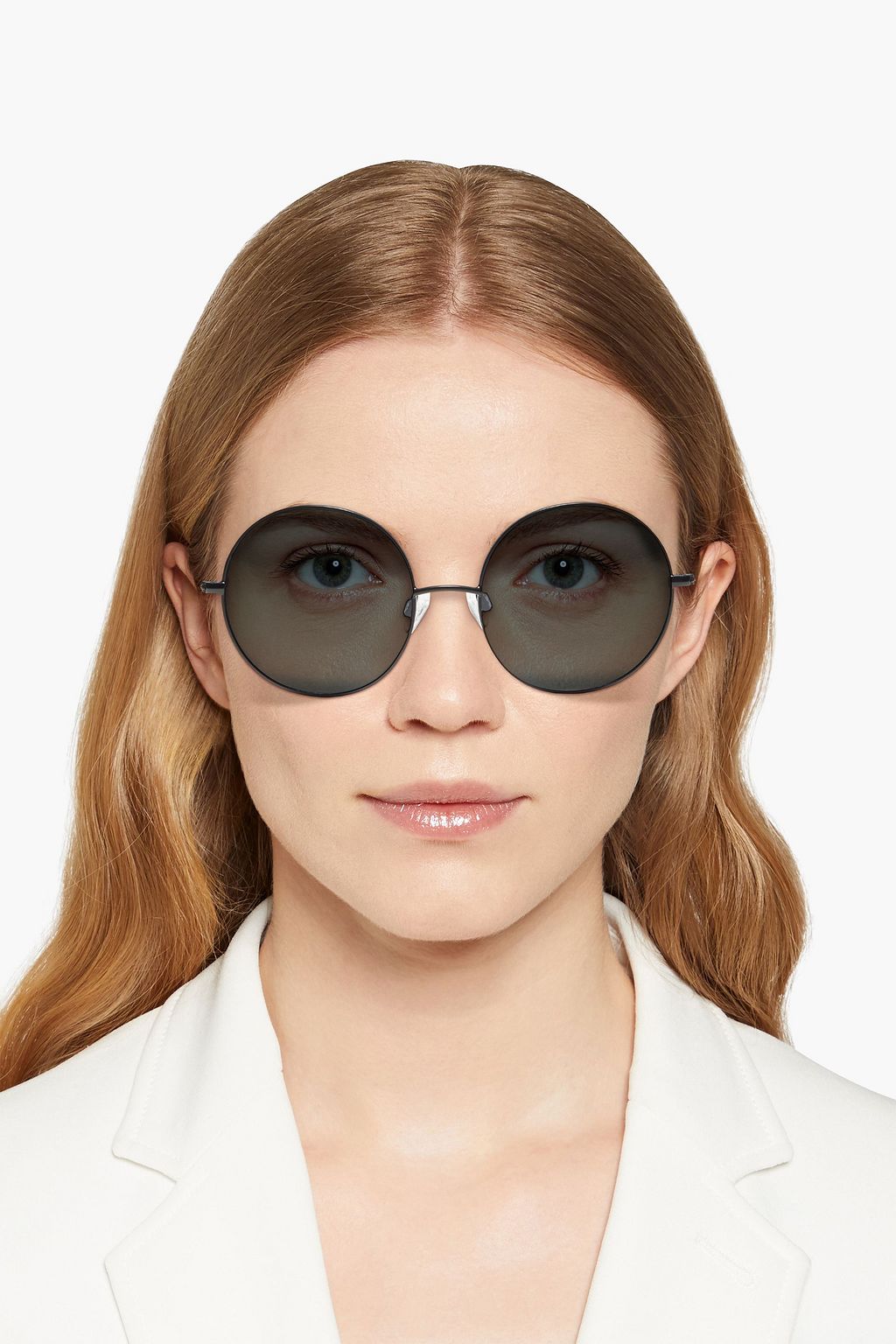 BY MALENE BIRGER Liyane round-frame gold-tone sunglasses